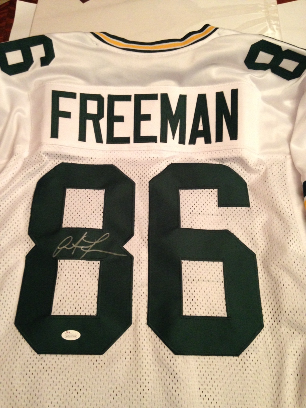 Antonio Freeman Autographed Packers Jersey