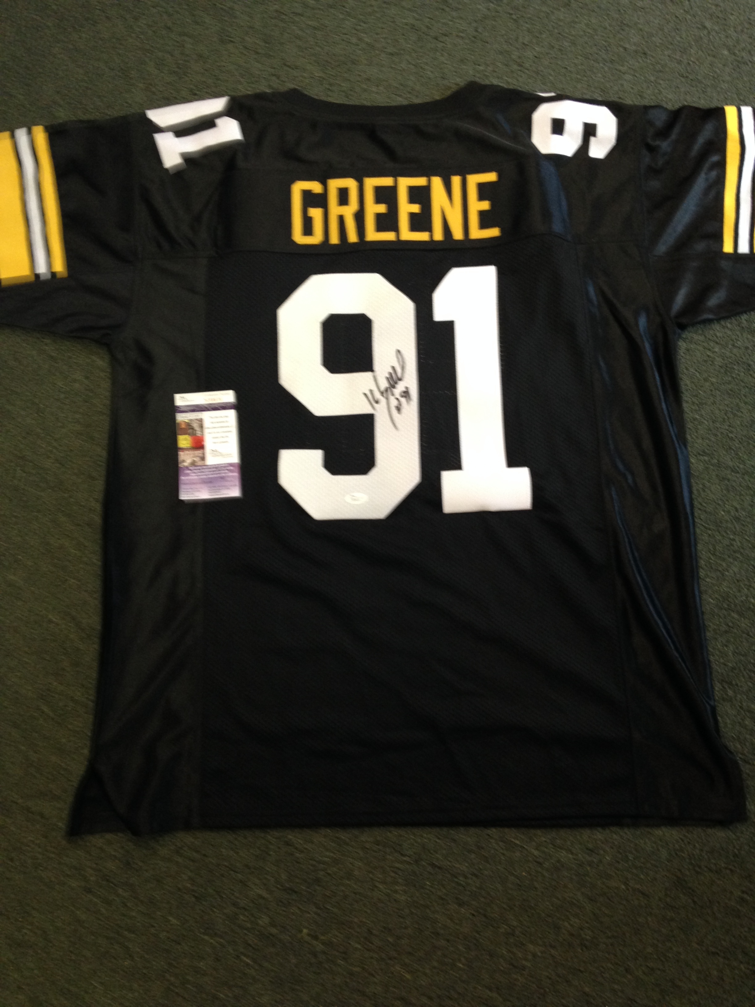 Kevin Greene Steelers Autographed Jersey