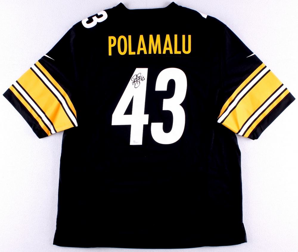 Troy Polamalu Steelers Autographed Jersey