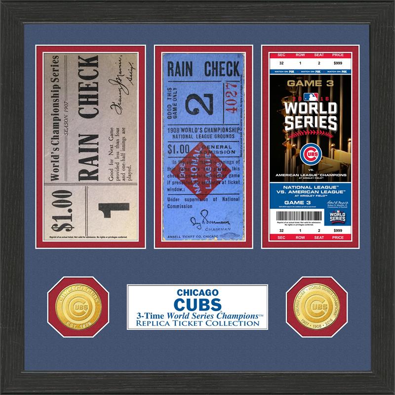 Cubs World Series Ticket Collection