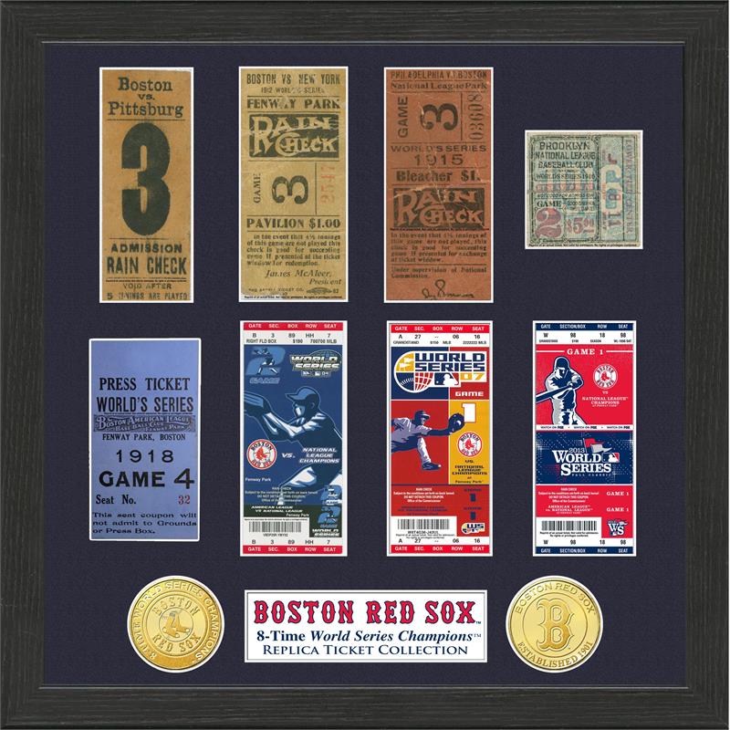 Red Sox World Series Ticket Collection